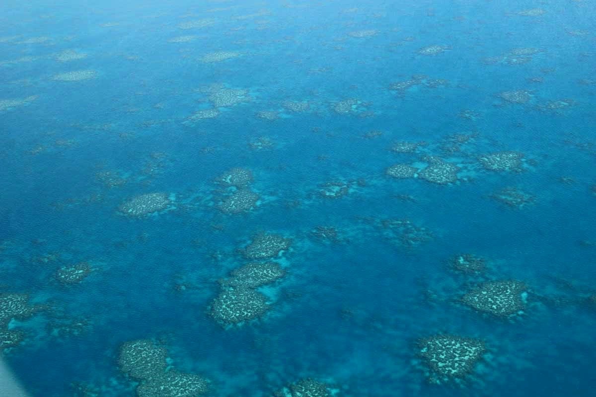 Grande Barriere de Corail vue avion