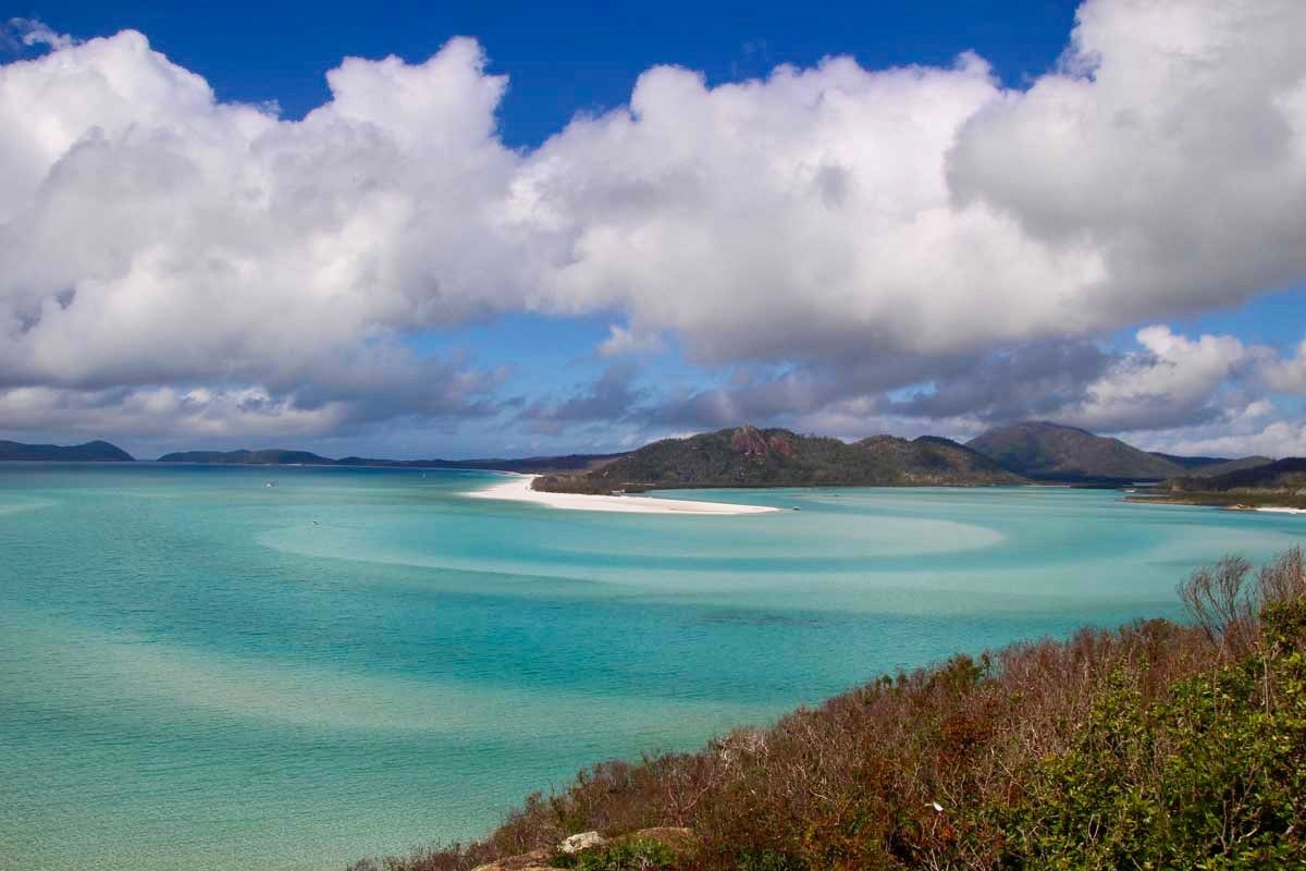 Vue Inlet Hill Whitsunday Australie