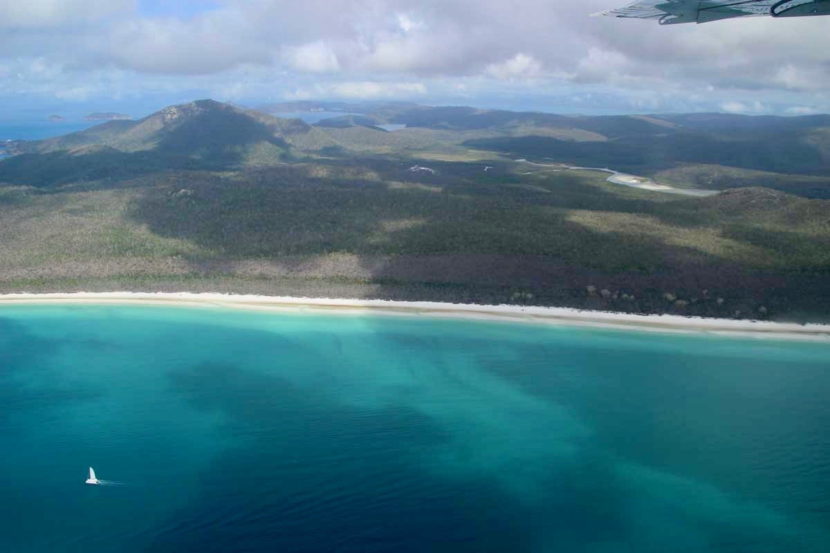 longueur white haven beach Whitsunday Australie