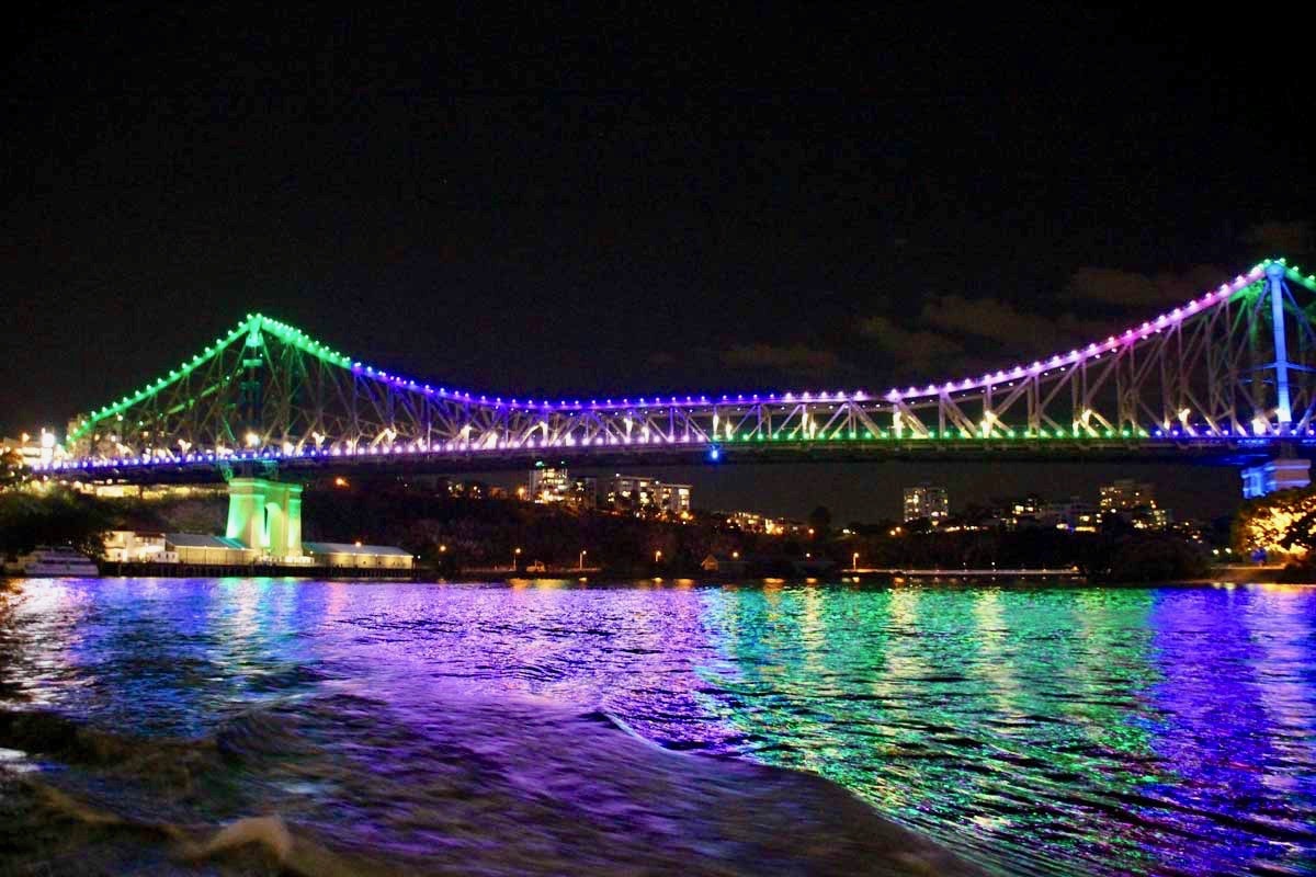 pont illumine Brisbane