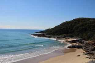 vue plage Noosa Australie