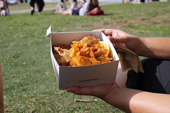 Fish and Chips Byron Bay Australie