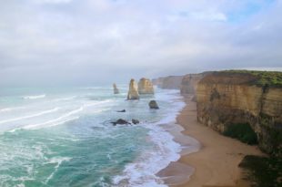 Vue 12 Apôtres Great Ocean Road Australie