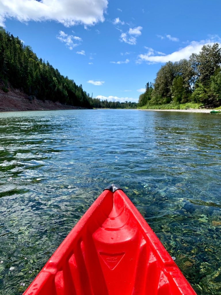 Kayak Rivière Bonaventure - Gaspésie Canada