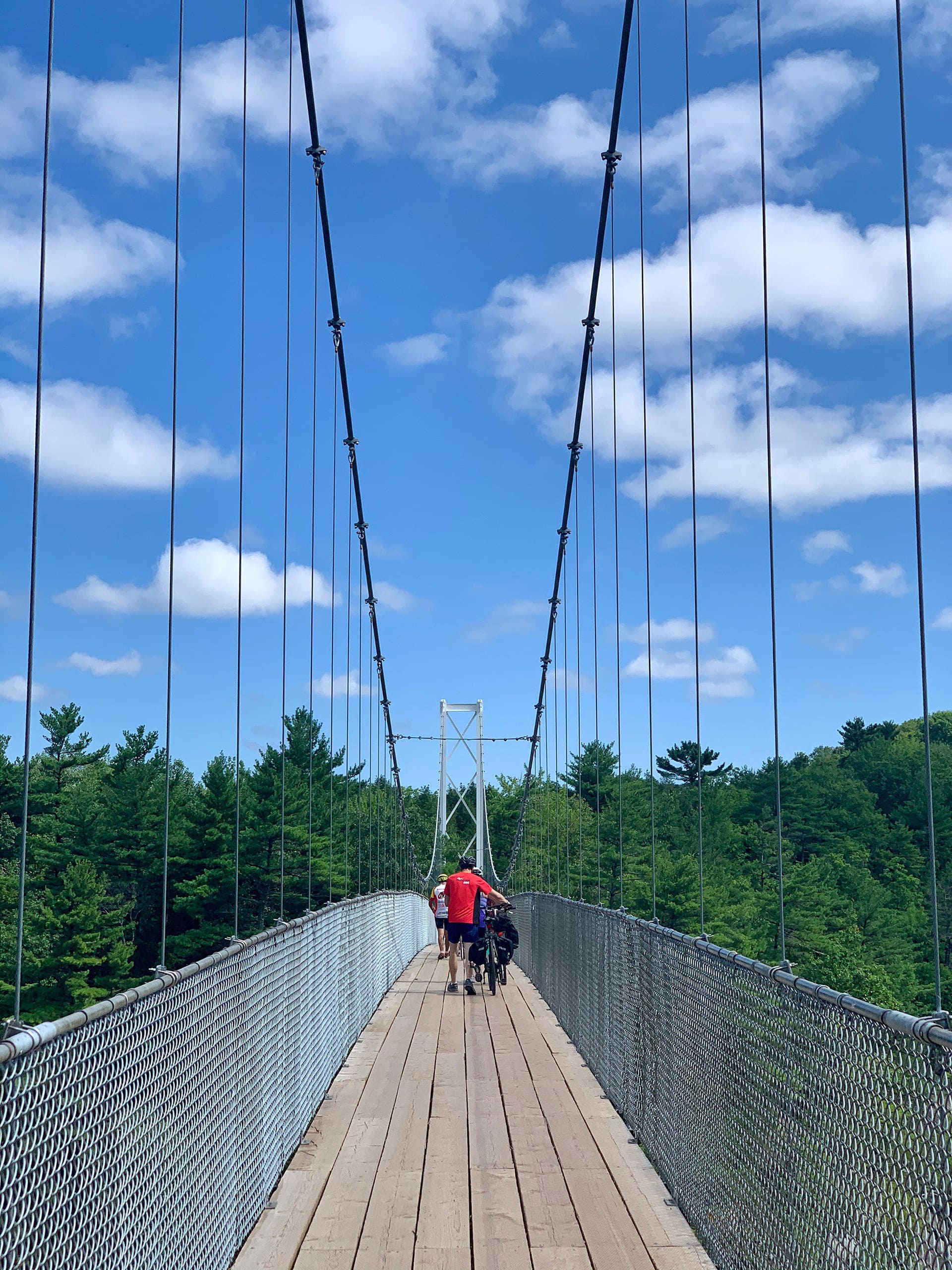 Pont suspendu Chutes de la Chaudière - Québec