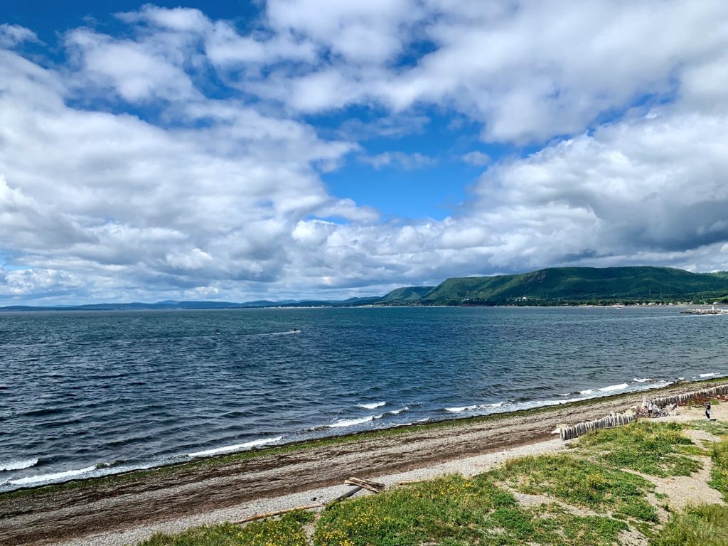 Vue baie de Carleton sur Mer