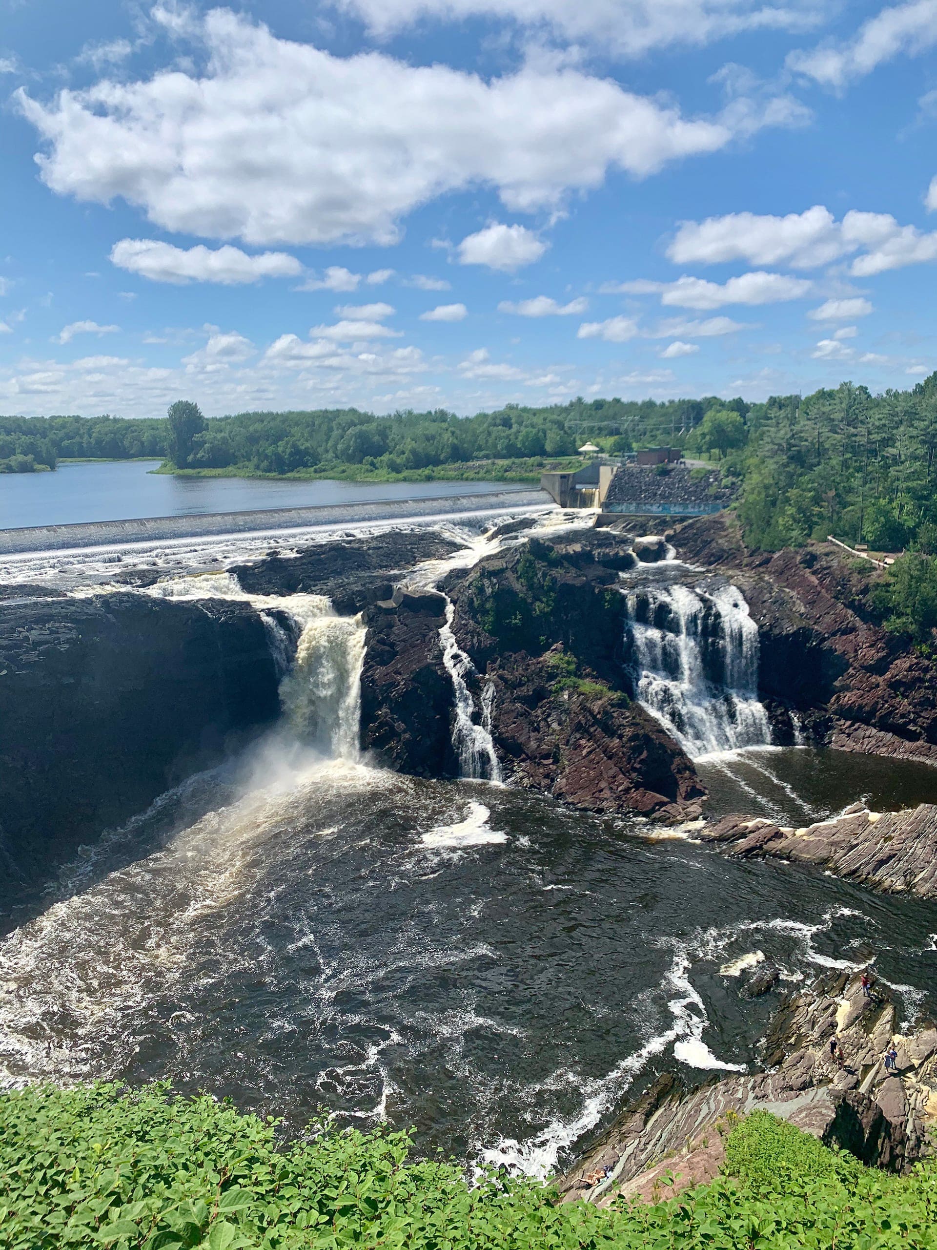 Vue chutes de la Chaudière - Canada