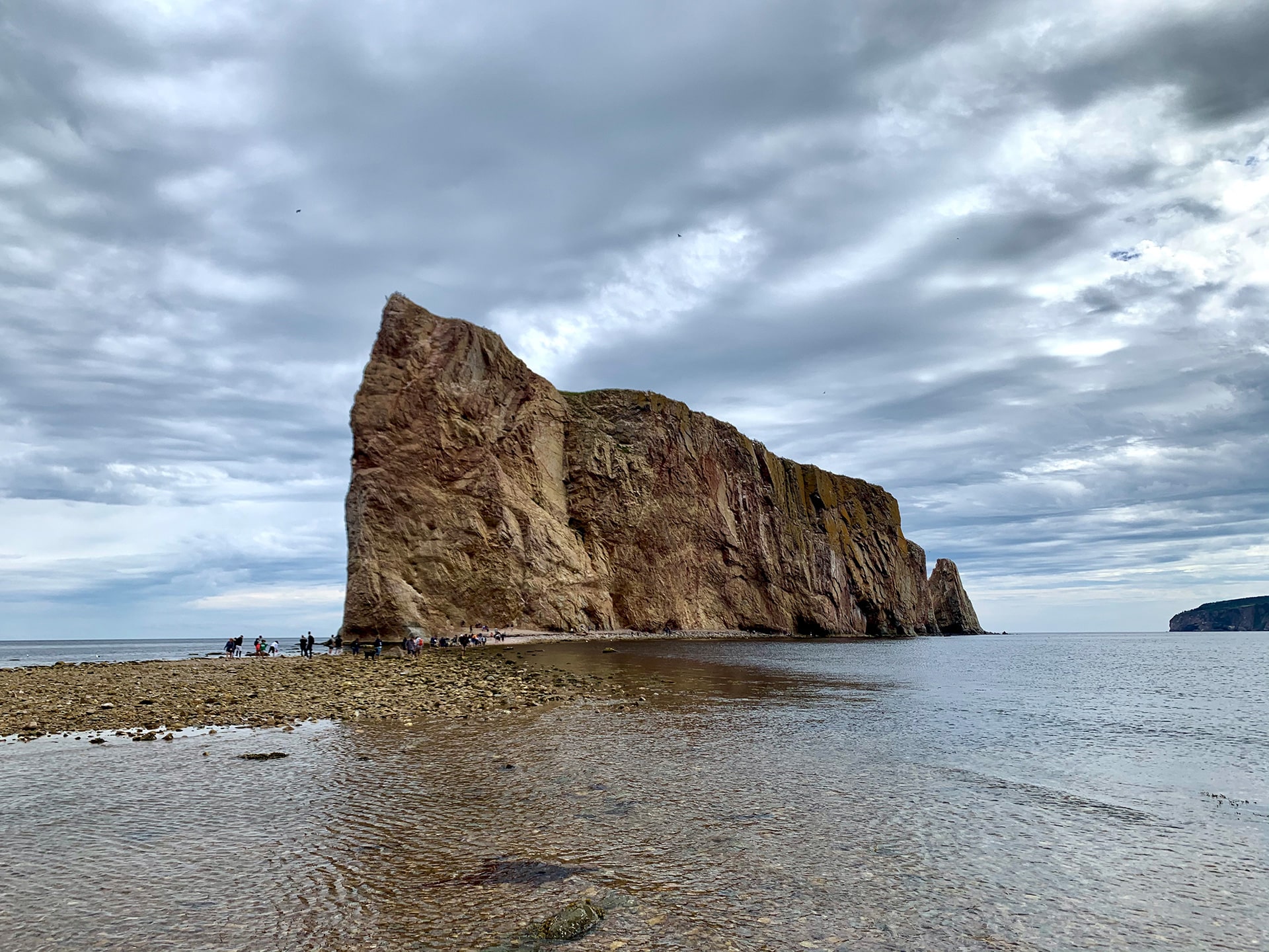 maree basse rocher percé