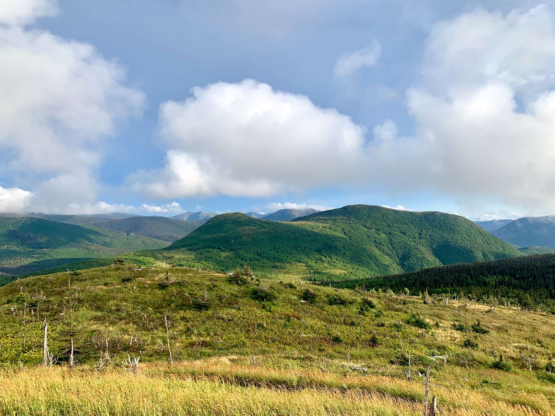 panorama Mont Ernest Lafornece - Parc de la Gaspésie